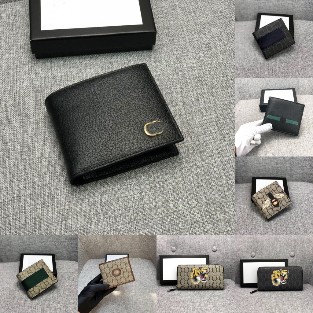 10a designer men short Billfold wallets mirror quality luxurys black genuine pu leather fold purses mens high end credit card holder small clutch wallet bag women