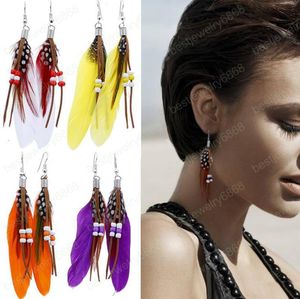 Dames Faux Veer Oorbellen Boheemse Fringe Kwastje Lange Drop Dangle Earring Design voor Vrouwen Meisjes Gratis Verzending