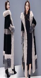 Femmes Faux Fur Mabinet 2018 Hiver Plus taille veste à fourrure épaisse russe confortable MAXI FUR MANDEUR FORDES VOLES VOTES CHARGES LONGES T195576545