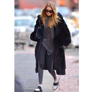 Manteaux longs en fausse fourrure pour femme, épais, chaud, moelleux, surdimensionnés, à capuche, pardessus ample, en peluche, veste d'extérieur
