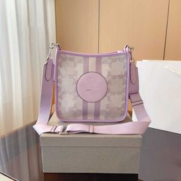 Femmes File Bag Luxurys Sacs à main sacs à bandoulière designer sacs à main sac à main Mignon Simple Lettres Imprimer Fille épaule messager violet sac 230819