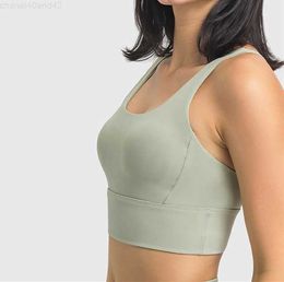 Femmes Fitness hauts de soutien-gorge Cew cou Fintness débardeur gilet d'entraînement respirant croisé séchage rapide haut femme vêtements de sport