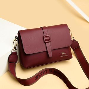 Vrouwen flap mode casual 100% echt lederen koeienhuid schoudertassen dame crossbody messenger tas elegante envelop koppelingsporta 3241