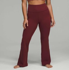 Femmes Pantalons de yoga évasé en tissu doux Sweat Elastic Workout Gym Dance Running Variner Sports Breathable Steet Loose Fit2946009