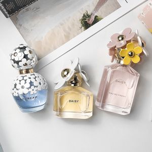 Femmes parfum 100 ml Perfume Daisy Eau de Toilette Parfum Spray 3.3fl.oz Good Shelt Lasing Edt Edp Lady Girl Girl Sweet Fresh Intense Body