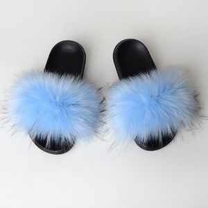 Femmes Furry Pantoufles Dames Chaussures Mignon En Peluche Cheveux Fluffy Sandales Pantoufles De Fourrure Hiver Chaud Pantoufle Y Y200624