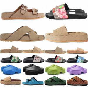 vrouw slippers ontwerper mode strand dik bodem slippers platform vrouwen schoenen lady sandals lederen slippers grote sizepl9v#