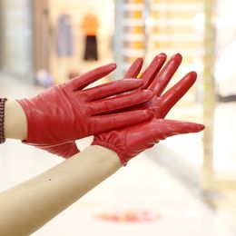 Vrouwen echte lederen handschoenen herenhandschoen ongevoerde aanraking schapenhuishandschoen dunne ademende zachte mode vrouwelijke rijhandschoenen accepteren aanpassing