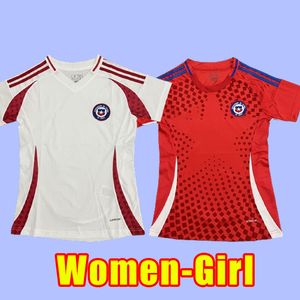 Femmes Girl 24 25 Chili Jerseys de football Alexis Vidal Medel E.Vargas Copa America Football Shirt Zamorano Neira Rozental Acuna Men 2024 2025