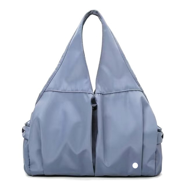 Sac de sport en Nylon pour femmes et filles, asymétrique épaule dénudée, sac de rangement pour Yoga en plein air, grande capacité, séparation sèche et humide Ll