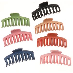 Pinces à cheveux en plastique pour femmes et filles, coiffure queue de cheval, grandes pinces à cheveux de 11cm, clip de quille, clip supérieur pour la tête arrière