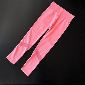 Dames gym naadloze leggings buhigh mesh booty panty taille sport fitness atletische yoga vrouwelijke outfit