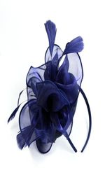 Femmes Clip Clip Feather Fashion Mariage FaMinator Fascinateur Penny Ribbons and Feathers Party Mesh Headwear Floral New8818072