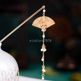 Épingles à cheveux de Style chinois pour femmes, baguettes en métal Vintage, pince à cheveux, couvre-chef, accessoires bijoux de cheveux de mariage