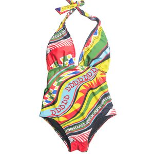 Maillot de bain col licou pour femmes, col en V, Push Up, imprimé, Sexy, séchage rapide, pour l'été, plage, surf, vacances