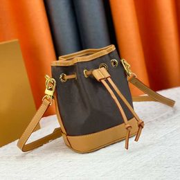 sac à main femme sac seau design de qualité supérieure mini sac à main Nano Noe sacs à bandoulière bretelles sacs à cordon pochette fourre-tout M81266 M46291