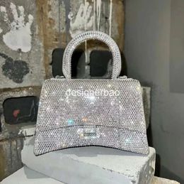 Dames handtas Schouder diamant Avondtassen Stuff Sacks heren make-up tas zandloper Hobo bagage Designer clutch bags Portemonnee top handvat koeienhuid kruis