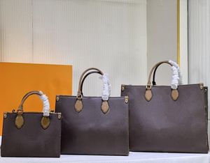 Femmes sacs à main Luxurys Designers fourre-tout sacs sérigraphie monogrammes motif en cuir véritable sac à bandoulière sacs à provisions