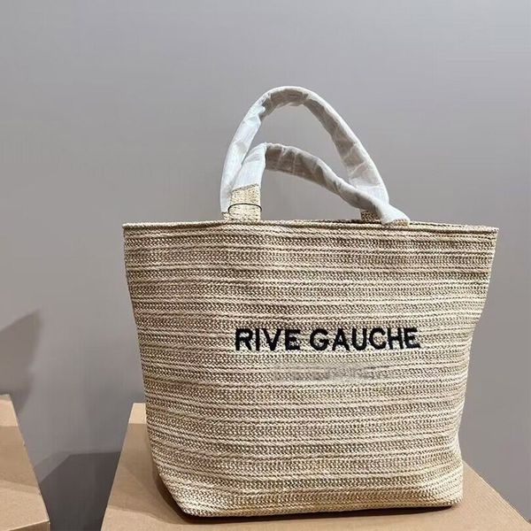 Sacs à main femme RIVE GAUCHE Cabas Grands cabas Luxurys Sling Bag Designers Pochette Lin Sacs de plage Voyage Bandoulière Épaule Portefeuille Femme Duffle Weekend