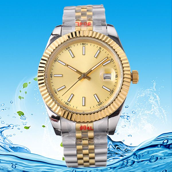 Mujeres de alta calidad automática para hombre diseñador para mujer relojes de moda para hombres relojes de movimiento reloj Moissanite 31 36 41 mm