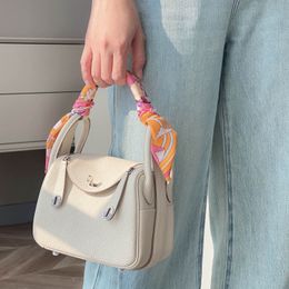 Dames Hoge kwaliteit designer draagtas Luxe mini-handtas Celebrity Bag Echt lederen doktersschoudertas Multifunctionele cross-body tas met litchi-patroon
