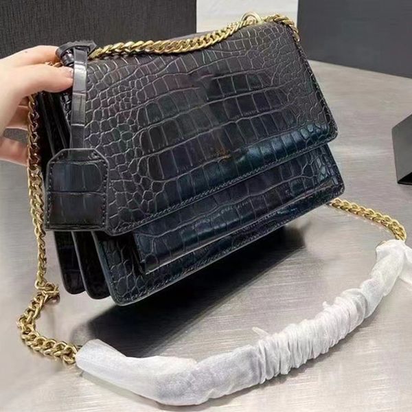 Bolsos de hombro de alta calidad para mujer, bolso de moda, bolso de mensajero, cinturón de hombro extraíble de lujo, tela de cuero genuino, hardware perfecto, almacenamiento de doble capa