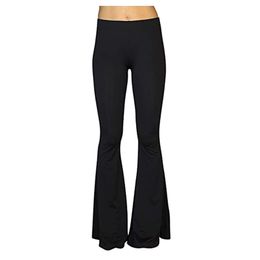 Femmes Taille Haute Leggings Mode Sexy Pantalon Gypsy Comfy Ethnic Tribal Stretch Palazzo Années 70 Bell Bottom 210915