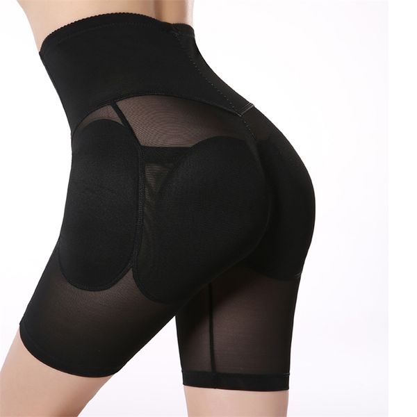 Femmes taille haute formateur sous-vêtements rembourrés ventre ventre hanche rehausseur contrôle minceur bout à bout culotte shapewear ceinture LJ201210