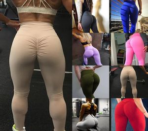 Dames High Taille Yoga Fitness Leggings Lift Butts broek Running Gymwear Training Panty Stretch Sports Trousers ActiveWear6325304