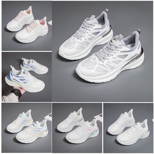 Femmes randonnée nouvelles chaussures de course hommes chaussures plates semelle souple mode blanc noir rose bleu sport confortable Z1830 GAI tendances 697 Wo