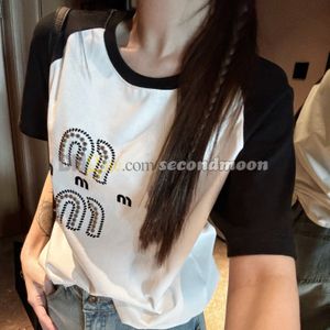 Summer Breathable T Shirt Women Crew Teck Tees Camisetas de manga corta Letras de diseñador TEE estampado