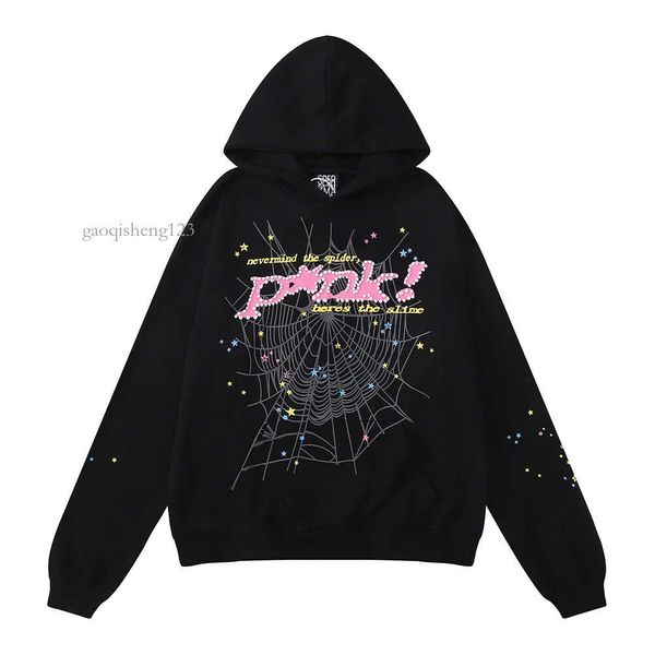 Femmes Sweat à capuche Hoodies Sweatshirts Sweatshirts de qualité Sweat-shirt Couple de pulls de mode Black White Rose Spider Web Graphic Goddess456