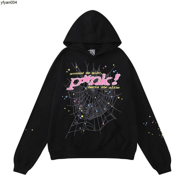 Femmes Sweat à capuche Hommes Designer Sweatshirts Vêtements Mode Noir Blanc Rose Spider Graphic