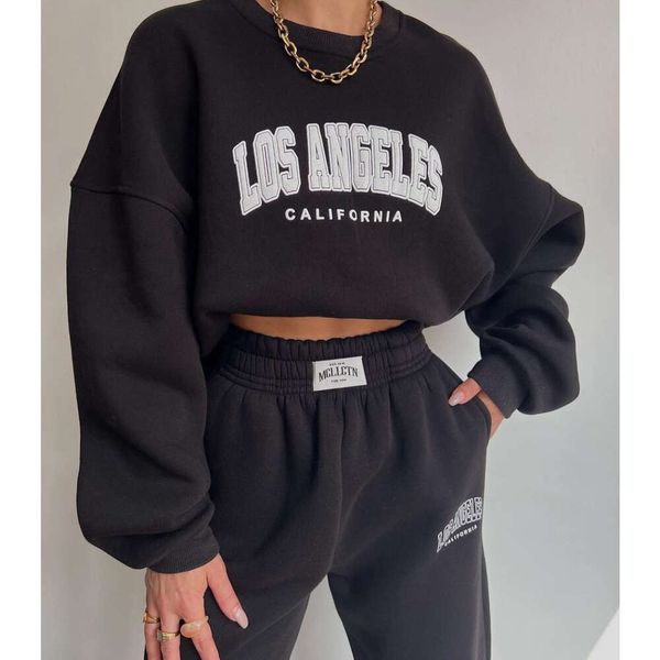 Femmes Sweat à capuche Costume Designer Sweatshirts à manches longues Los Angeles Sweats à capuche imprimés Broderie T-shirt Mode Sweat à capuche en coton Pull Tops sj