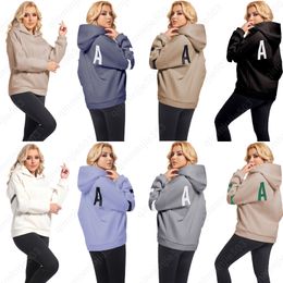 Femmes sweats à capuche swetshirts de lettres décontractées imprimées surdimension