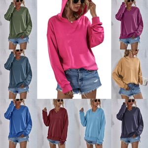 Femmes sweat à capuche pull à capuche pull chaud à manches longues sweats à capuche femmes décontracté femmes hauts vêtements taille S-XL