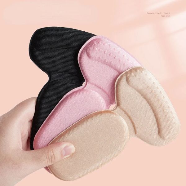 Insoles femeninos para zapatos Tacones altos Liner Arapes Insertos de la plantilla suave Diseño del dolor del talón Protector del pie Antislip Cushion Post Pad