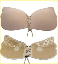 Femmes invisible soutien-gorge nubra papillon aile invisible de soutien-gorge invisible pushup sans bracelet sans bretelles sans dossier sans dossier d'auto-adhésif sur invisible b7235963