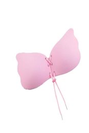 Vrouwen onzichtbare beha nubra vlindervleugel onzichtbare bras push -up naadloze strapless backless bha self -adhesive stick op i3204161