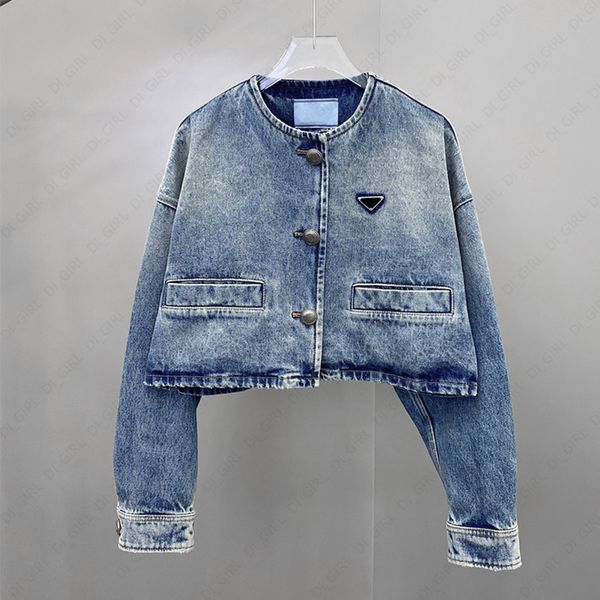 Femmes veste mode Vintage Style Denim vestes décontracté à manches longues manteau court printemps automne Protection solaire vêtements d'extérieur