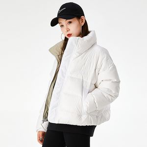 Femmes veste Parkas vers le bas manteau mode veste courte mince épais tenue coupe-vent poche dame manteaux chauds vêtements d'extérieur