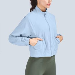 Vestes pour femmes manteaux filles Tracksuits de yoga Vêtements sols de crème solaire respirant à séchage rapide