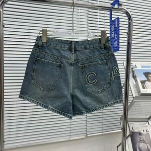 dames jeans designer shorts shorts dames mode zomer brief gesplitste geprinte denim shorts casual jeans één kleur