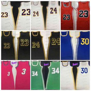 Vrouwen Jersey 30 Stephen Giannis Wade blauw geel wit rood zwart dames kleding jersey jurk zomerjurk basketbal jerseys roze gestikt