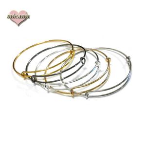 Dames sieraden Acero Inoxida .. Modieuze accessoires intrekbare armband beweegbare verstelbare Alex Bangle OneStas Relampago Q0622