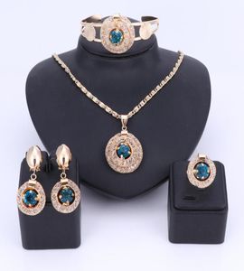 Ensembles de bijoux pour femmes, couleur or, alliage, collier creux, perles africaines, Imitation cristal, accessoires de fête de mariage, 4825221