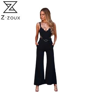 Vrouwen Jumpsuit Kant Patchwork V-hals Sexy Zwart Romper Bodycon Playsuit Plus Size Zomer Rompertjes 210513