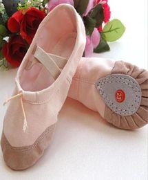 femmes enfants chaussures de danse toile confortable respirer ly antidérapant résistant à l'usure chaussure de ballet filles chaussures chaussures de danse rose rouge6985261