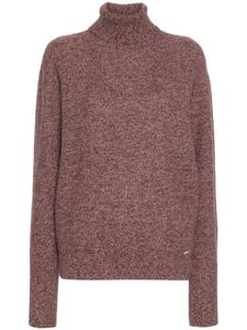 Vrouwen Kiton Sweater Roll-hals Speckle-gebreide Jumper Designer Woman Coats Herfst en Spring Knitwear