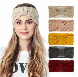 Vrouwen Gebreide Hoofdband Effen Wollen Grove Wol Bandana Oorwarmer Tulband Mode Casual Hoofd Wrap Make-Up Gezicht Wassen Hoofdbanden ZY412